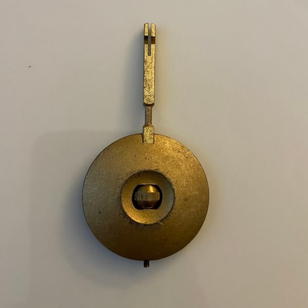 Vintage Brass Clock Pendulum – "Davall" Marked, 60g, 88mm Length, 3.5mm Square Rod - Image 3