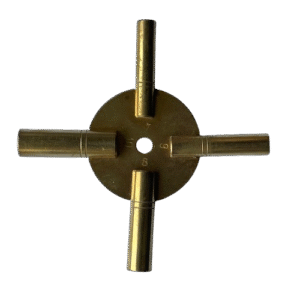 EVEN Universal Clock Winding Keys Four-Pronged Brass (4-10)