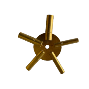 ODD Universal Clock Winding Keys Five-Pronged Brass (3-11)