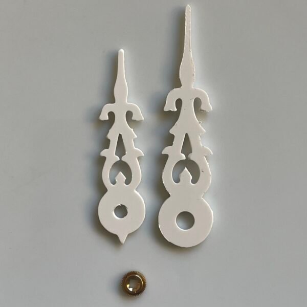 White Cuckoo Clock Hands – 8 Sizes – Round Hole with 2.5mm Bushing – For Regula Movements - Image 8