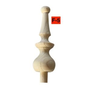 Hard-to-Find Wooden Finials – Unique Styles for Antique Clock Cases, F-5