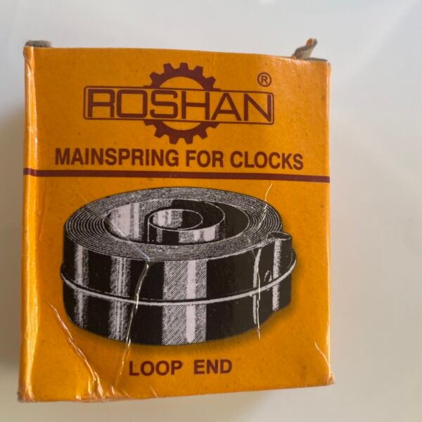 Mainspring for American Wall Clock – Loop End (19mm x 0.45mm x 2438mm) - Image 2