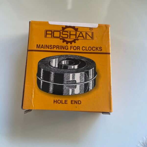Mainspring for German & English Clocks – Hole End (22.00 mm x 0.45 mm x 2000 mm) - Image 3
