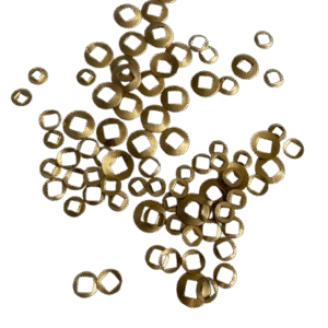 Brass Washers with Square Holes, W-2