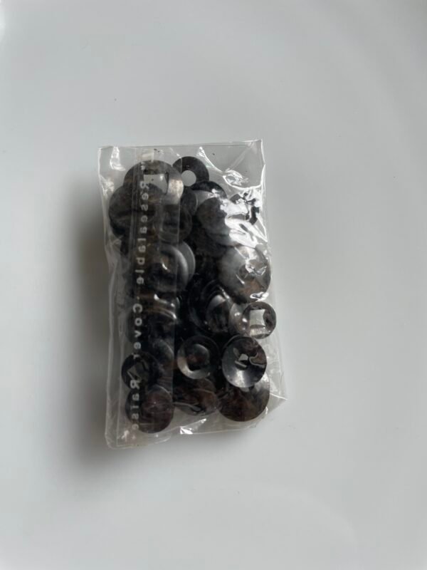 Black Washers with Round and Square Holes, W-4 - Image 3