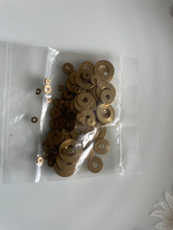 Brass Flat Washers with Round Holes W-5 - Image 2