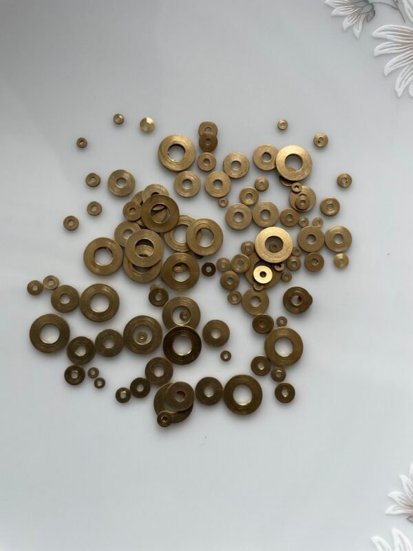 Brass Flat Washers with Round Holes W-5 - Image 3