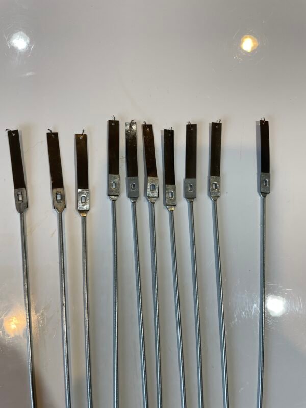 Antique Clock Pendulum Suspension Spring Rods, 42CM Long - Image 3