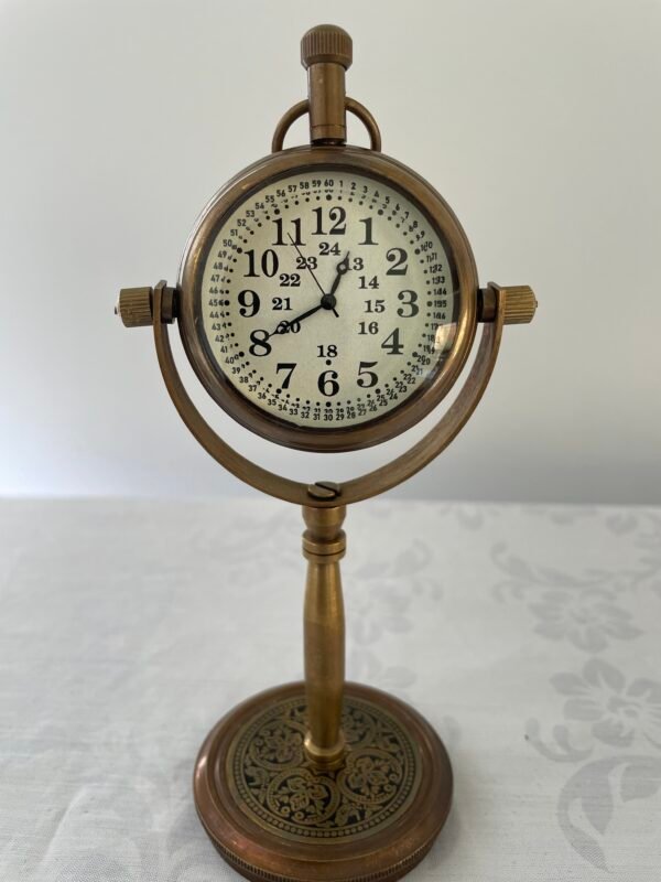 Maritime Compass Antique Style Victoria Desk/Table Clocks, Four Styles - Image 12