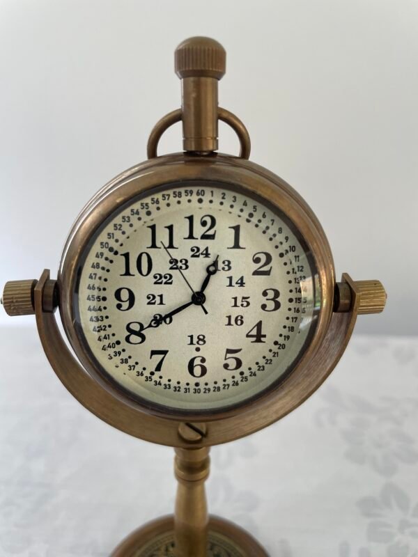 Maritime Compass Antique Style Victoria Desk/Table Clocks, Four Styles - Image 13