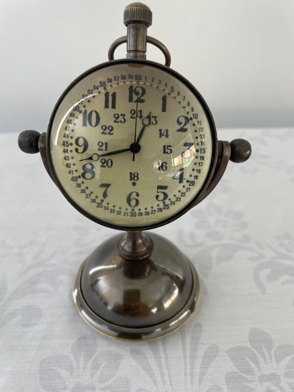 Maritime Compass Antique Style Victoria Desk/Table Clock, Style-D - Image 2