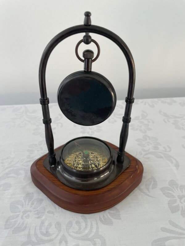 Maritime Compass Antique Style Victoria Desk/Table Clocks, Four Styles - Image 6