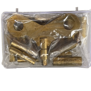 SET of Universal Brass 18 Piece Clock Winding Key Set , 000-15, KS