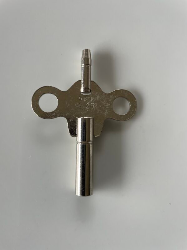 NINE Different Sizes of Double END Nickelled Clock KEY, Size: 1.95mm No.4-12 - Image 2