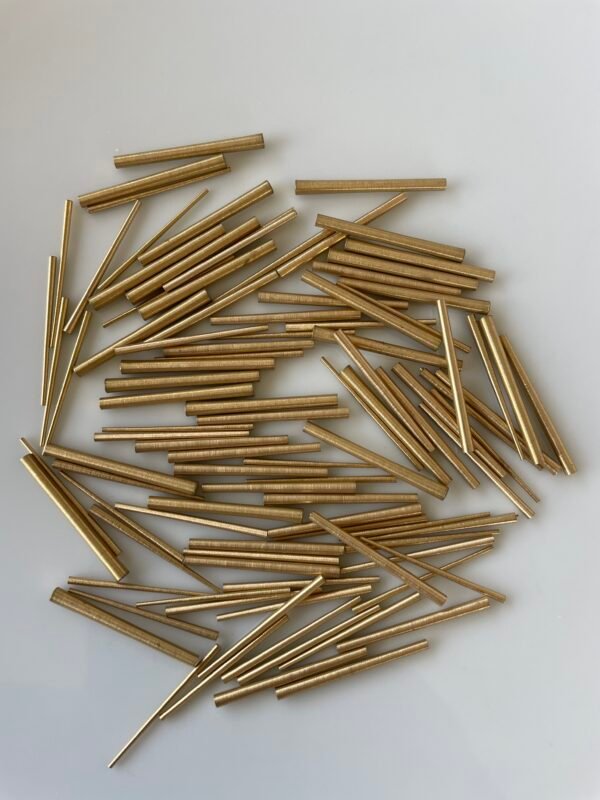 Assorted Long Brass Taper Pins, Premium Quality Mixed Sizes, 100pcs - Image 3