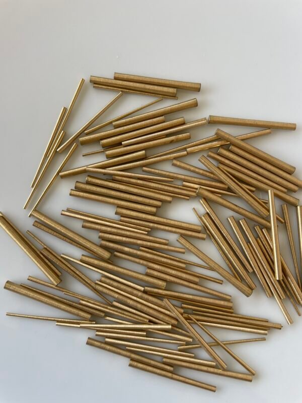 Assorted Long Brass Taper Pins, Premium Quality Mixed Sizes, 100pcs - Image 2