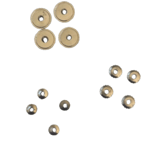 Nickel Clock Hand Nut Assortment of 12