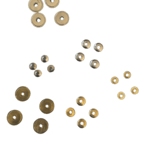 Brass/Nickel Clock Hand Nut Assortment of 24