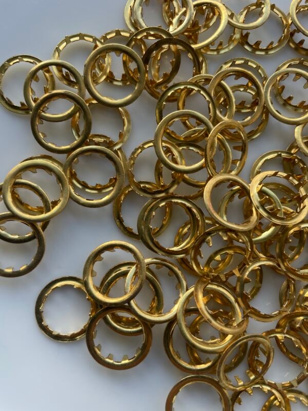 12mm Brass Grommets – Pack of 50 / 100 Pieces - Image 6