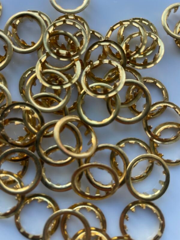 12mm Brass Grommets – Pack of 50 / 100 Pieces - Image 3