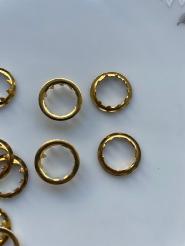 12mm Brass Grommets – Pack of 50 / 100 Pieces - Image 2