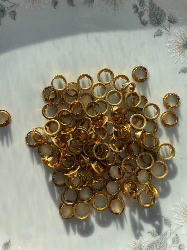10mm Brass Grommets – Pack of 50 / 100 Pieces - Image 4