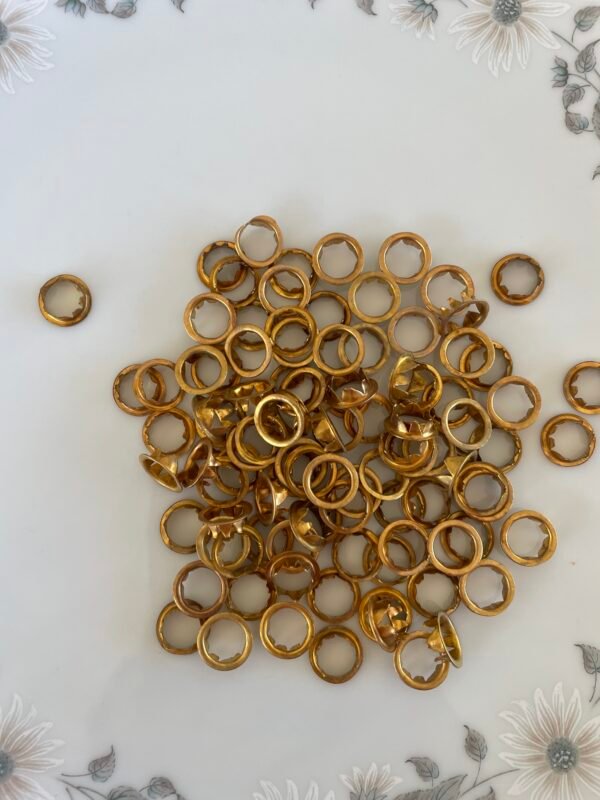 10mm Brass Grommets – Pack of 50 / 100 Pieces - Image 3