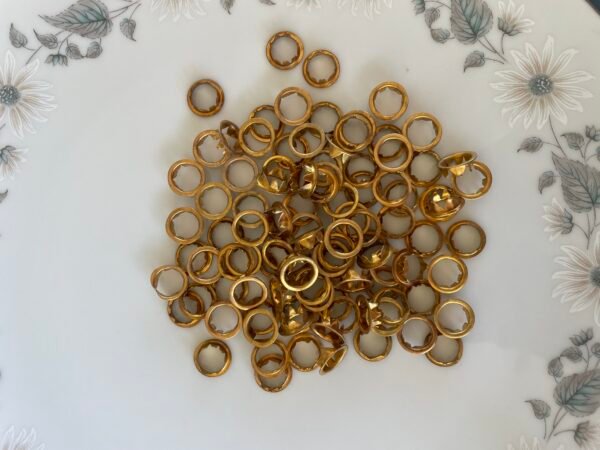 10mm Brass Grommets – Pack of 50 / 100 Pieces - Image 2