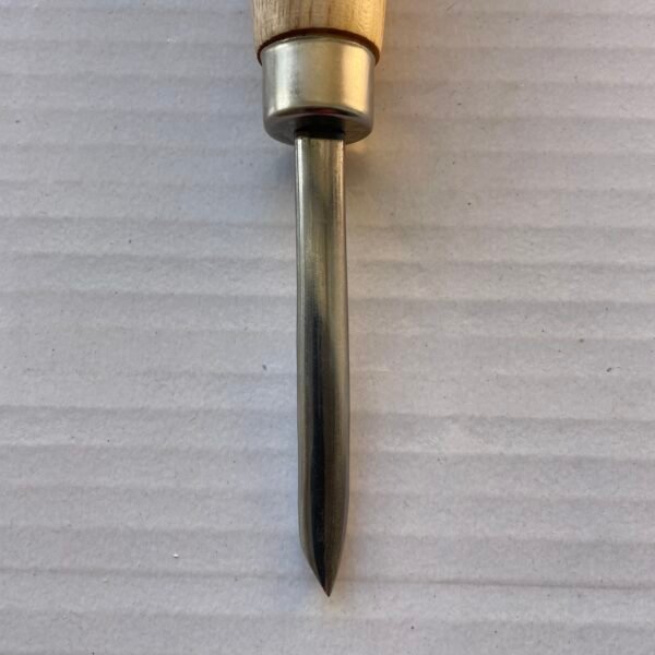 Curved Burnisher with Wooden Handle – Precision Tool for Clockmakers & Horologists - Image 3