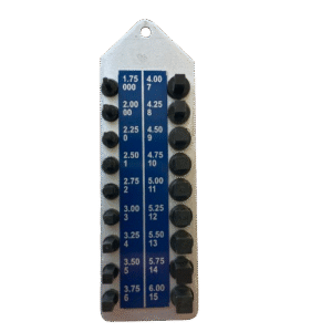 Clock Key Gauge – Precision Measurement Tool with Number Markings