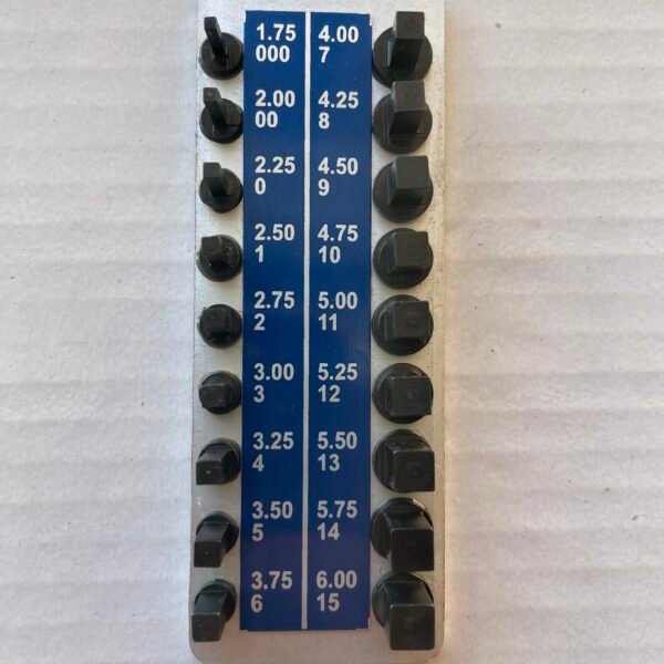 Clock Key Gauge – Precision Measurement Tool with Number Markings - Image 2