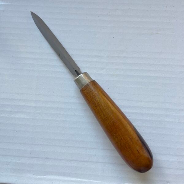 Solid Scraper with Wooden Handle – 11cm Handle, 9cm Blade – Precision Tool for Clockmakers - Image 3