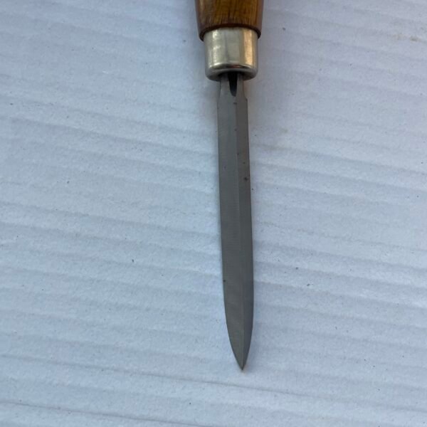 Solid Scraper with Wooden Handle – 11cm Handle, 9cm Blade – Precision Tool for Clockmakers - Image 4