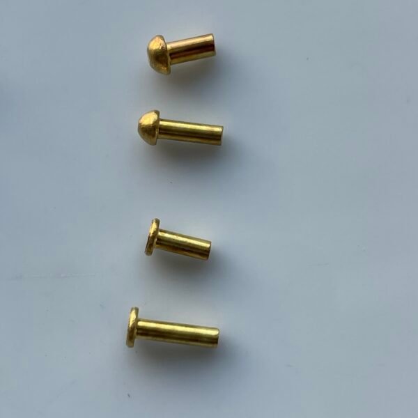 Brass Rivets for Wall Clocks – Assorted Pack of 100 pcs (4 Sizes & Shapes) - Image 2