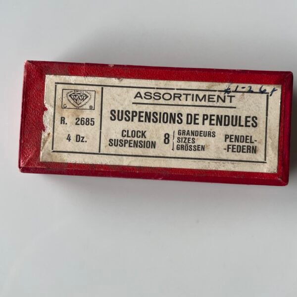 German-Made Antique Mantel Clock Suspension Spring – NOS, Type-B - Image 3