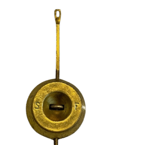 Brass Pendulum for Antique Shelf Clocks – 40mm Bob, 75g Weight, 55mm Rod