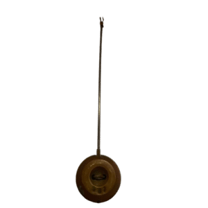 Antique French Clock Pendulum – 200mm Length, 37mm Brass Bob – Marked "THURET"