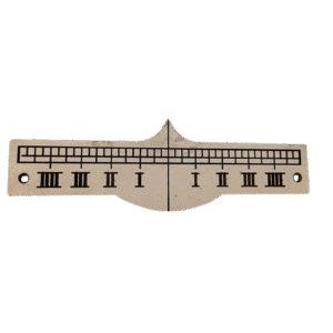 Antique Pendulum Beat Scale – Enamel on Brass – For Vienna Regulator or Large Wall Clock