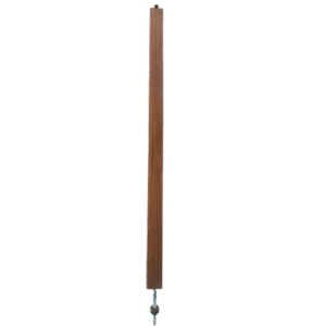 Pendulum Holder – 14 1/2" x 5/8" – Solid Wood with Metal Mount