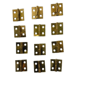 Brass Clock Hinges – 1/2" | Pack of 12 pcs