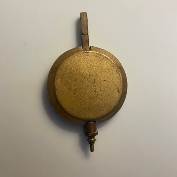 Antique Brass Pendulum for Mantel or Bracket Clock – 80mm Length | 43mm Bob | 120g Weight - Image 4