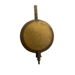 Antique Brass Pendulum for Mantel or Bracket Clock – 80mm Length | 43mm Bob | 120g Weight