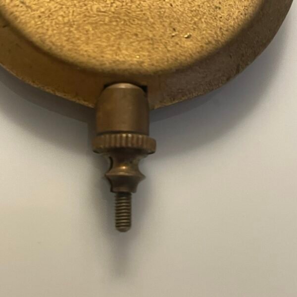 Antique Brass Pendulum for Mantel or Bracket Clock – 80mm Length | 43mm Bob | 120g Weight - Image 5