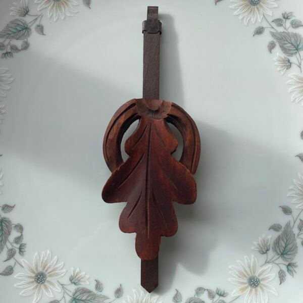 Original Vintage Oak Leaf Cuckoo Clock Pendulum – 180mm - Image 2