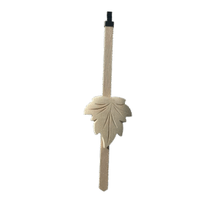 Handcrafted Unfinished Maple Leaf Cuckoo Clock Pendulum 6-3/4″ Stick | 2″ x 2-1/4″ Leaf | For 1-Day Movements
