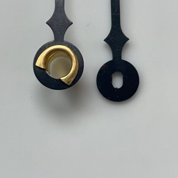 American Replacement Clock Hands – Spade Style – 68mm & 56mm Minute Hand with Oblong Hole - Image 4