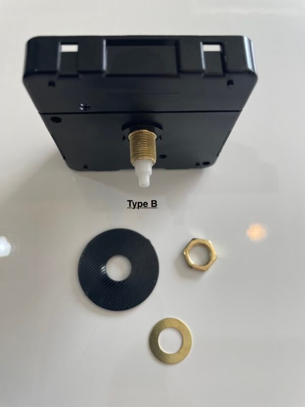 Silent Quartz Clock Movement Clock Repair Kit, 17mm SHAFT - Image 2