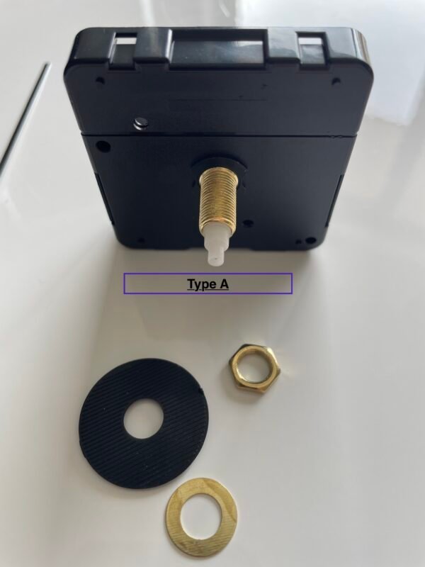 Silent Quartz Clock Movement Clock Repair Kit, 23mm SHAFT - Image 2