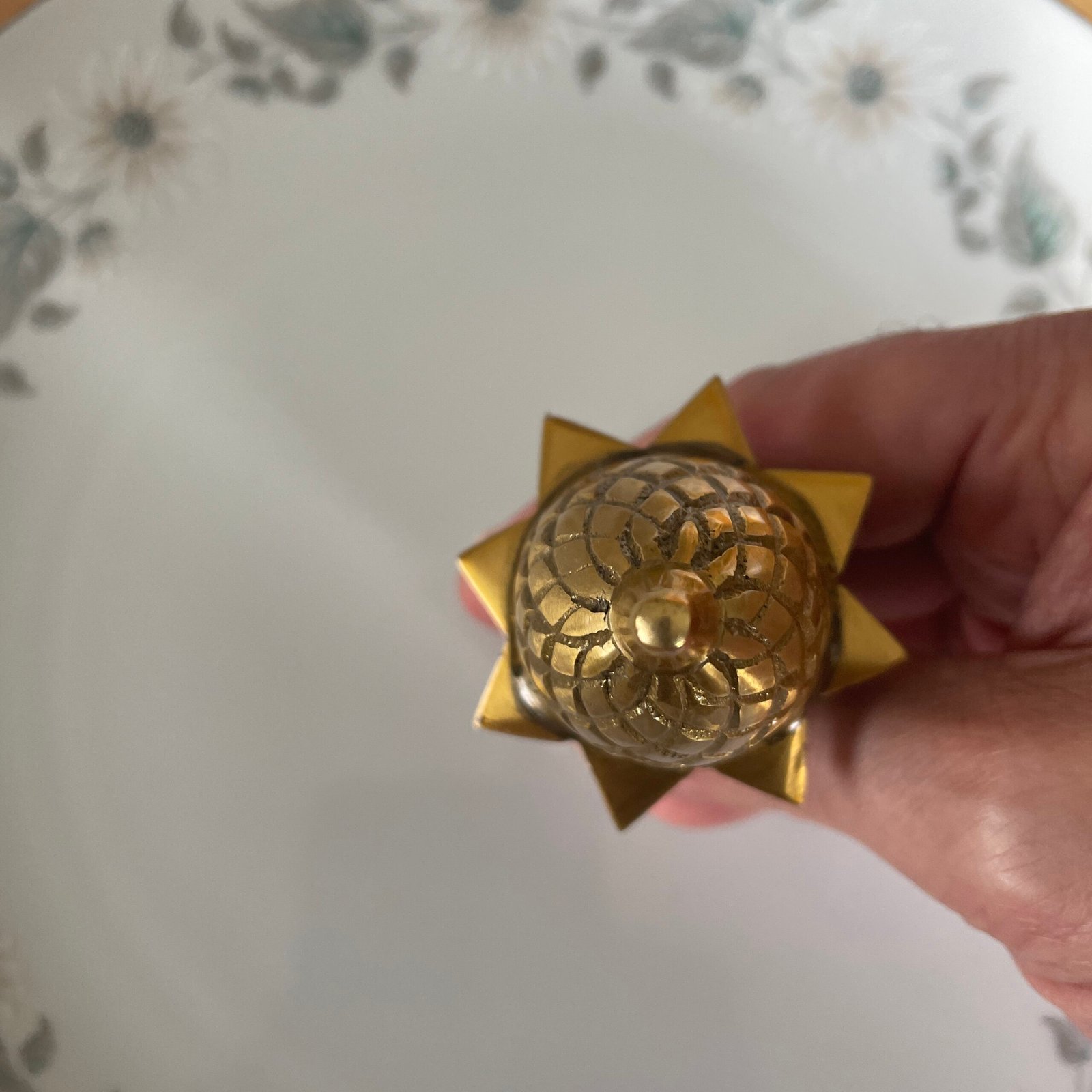 Large Brass Acorn Ball Spire Finial – Grandfather Clock (83mm High, Solid Brass) - Image 5