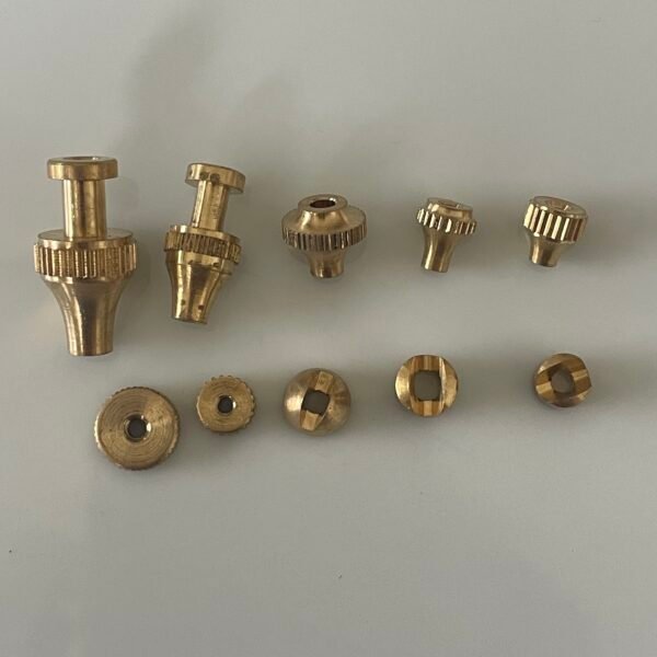 10pc Clock Pendulum Rating Nut Set – Brass Regulating Nuts for Larger Mechanical Clocks - Image 2